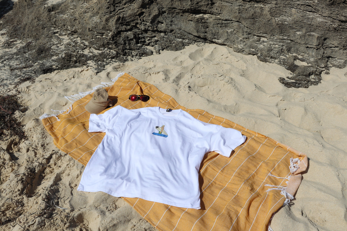 Surfer Oversized Tee – Surf Graphic T-Shirt